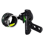 Axcel Driver CK AVX Single Pin Bridge-Lock bow sight, Midnight Cerakote, AVX-41 Plus scope, .019" Green pin (ADVP-B119-4GMD)