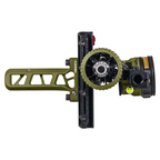 Axcel Driver CK Bridge-Lock bow sight, Evergreen Cerakote with AVX-31 Plus scope, drive wheel side view