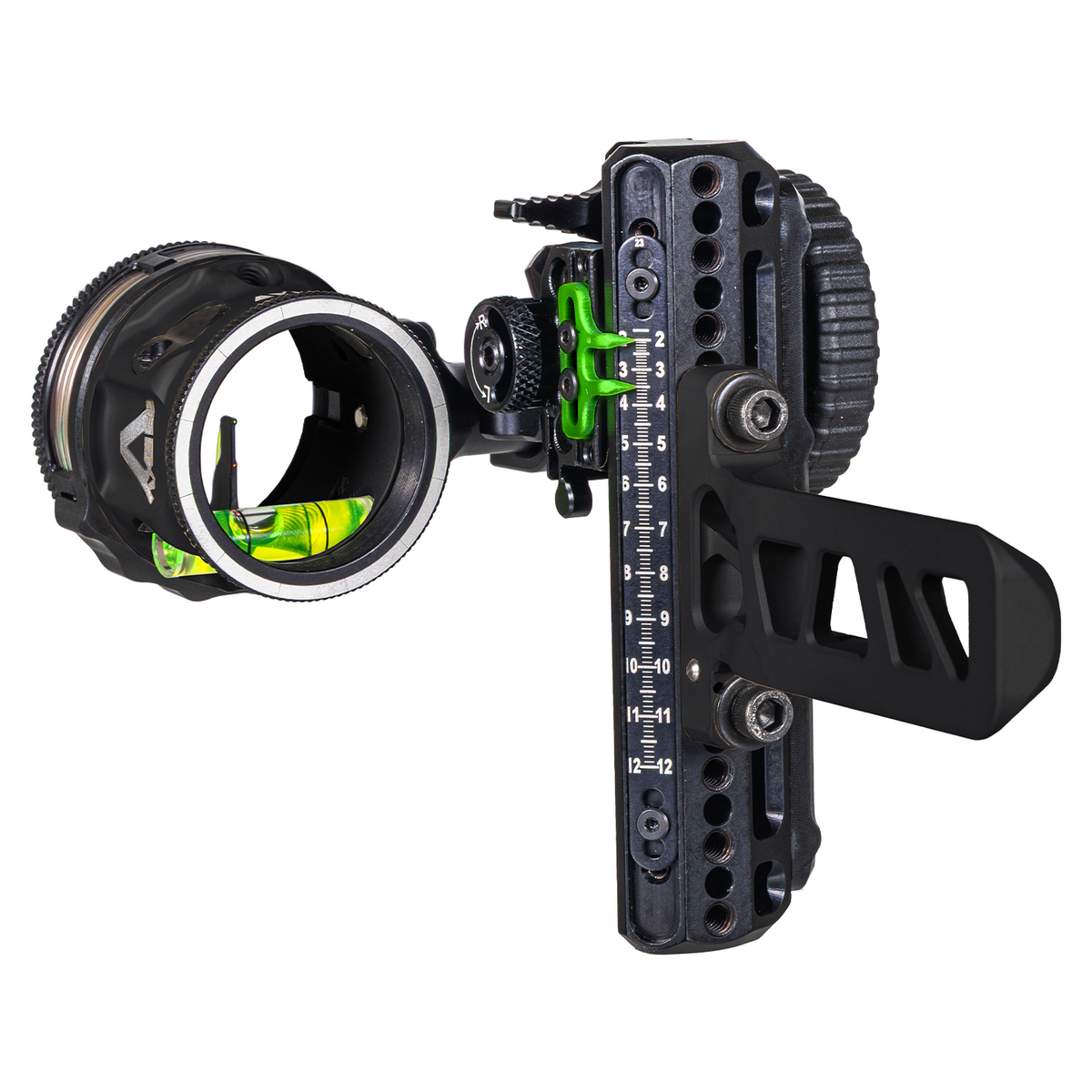 Axcel Driver CK Bridge-Lock bow sight, Midnight Cerakote with AVX-31 Plus scope and .010 inch Ranger pin
