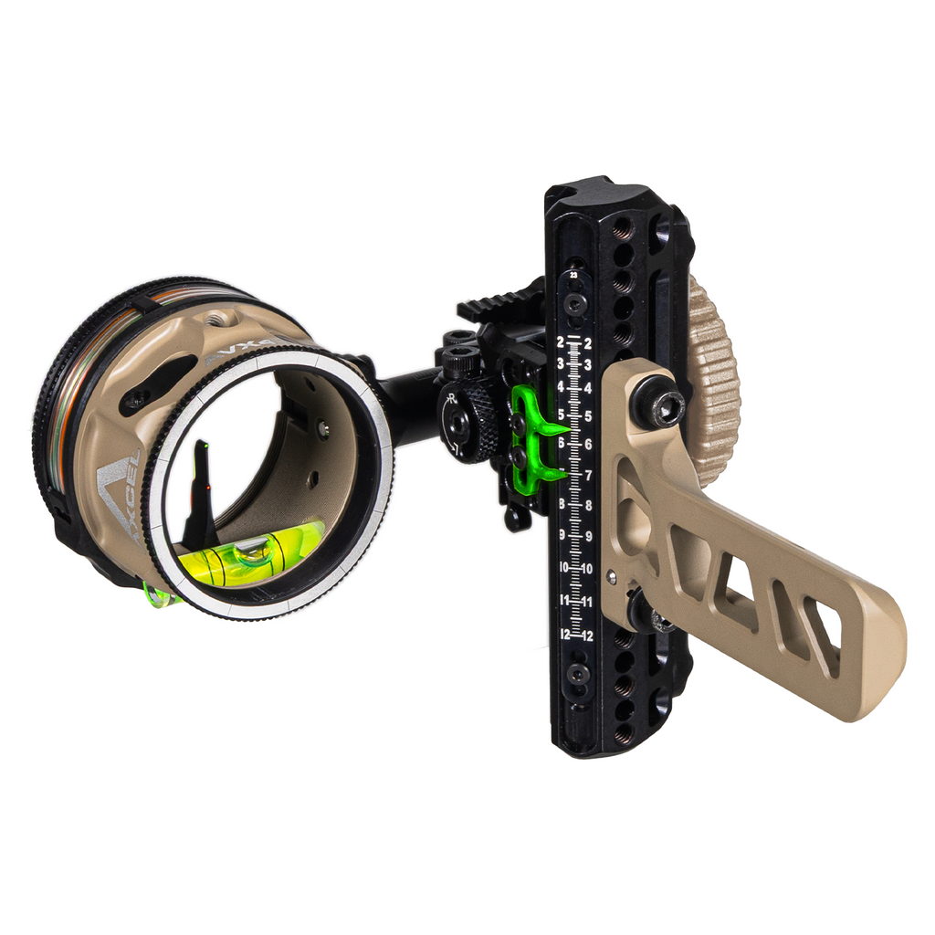 Axcel Driver CK Bridge-Lock bow sight, Terrain Cerakote with AVX-41 Plus scope and .010 inch Ranger pin