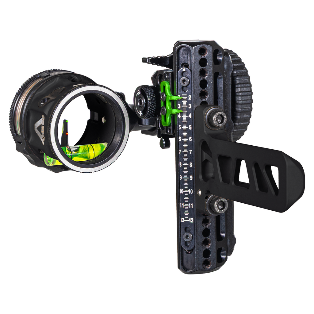 Axcel Driver CK Bridge-Lock bow sight, Midnight Cerakote with AVX-31 Plus scope and .019 inch Ranger pin
