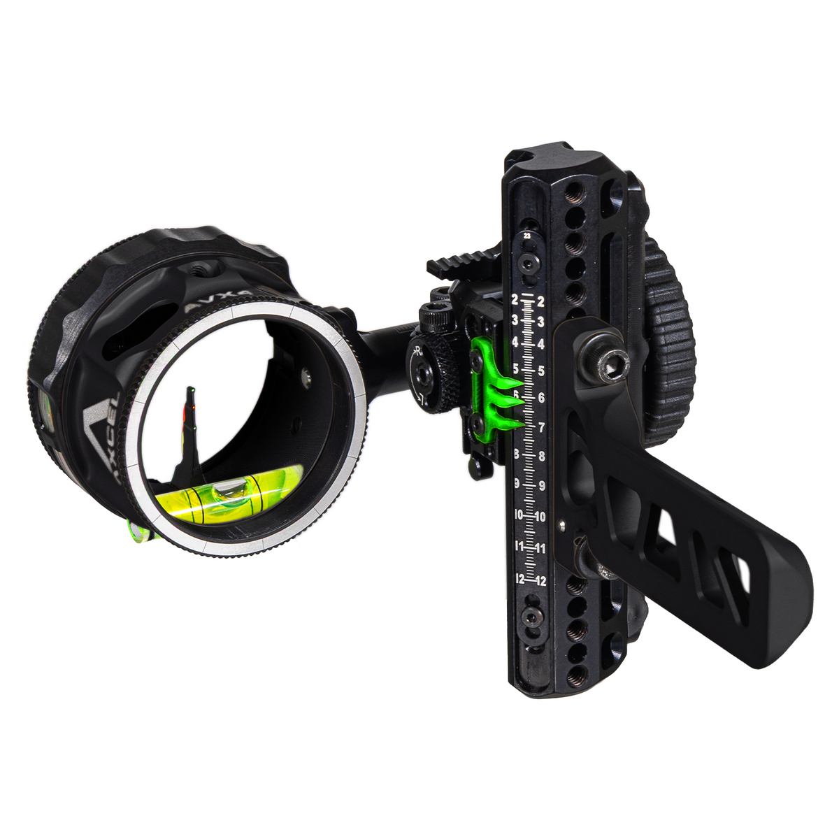 Axcel Driver CK AVX Triple Threat Pin Bridge-Lock bow sight, Midnight Cerakote with AVX-41 Plus scope