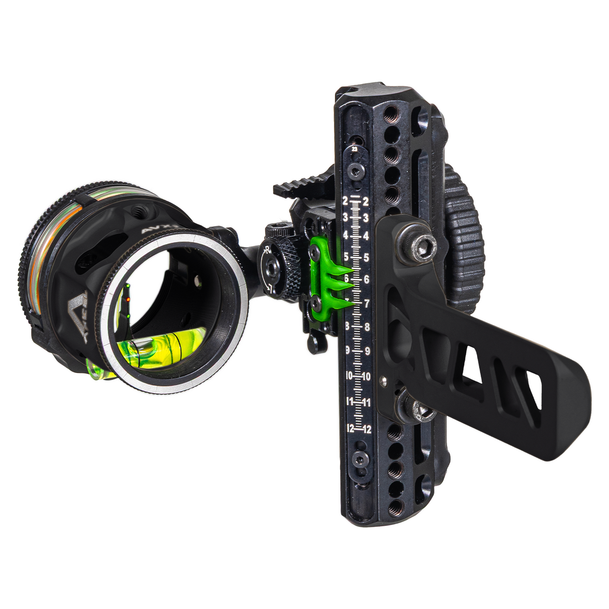 Axcel Driver CK AVX Triple Threat Pin Bridge-Lock bow sight, Midnight Cerakote, AVX-31 Plus scope, .019 inch pins