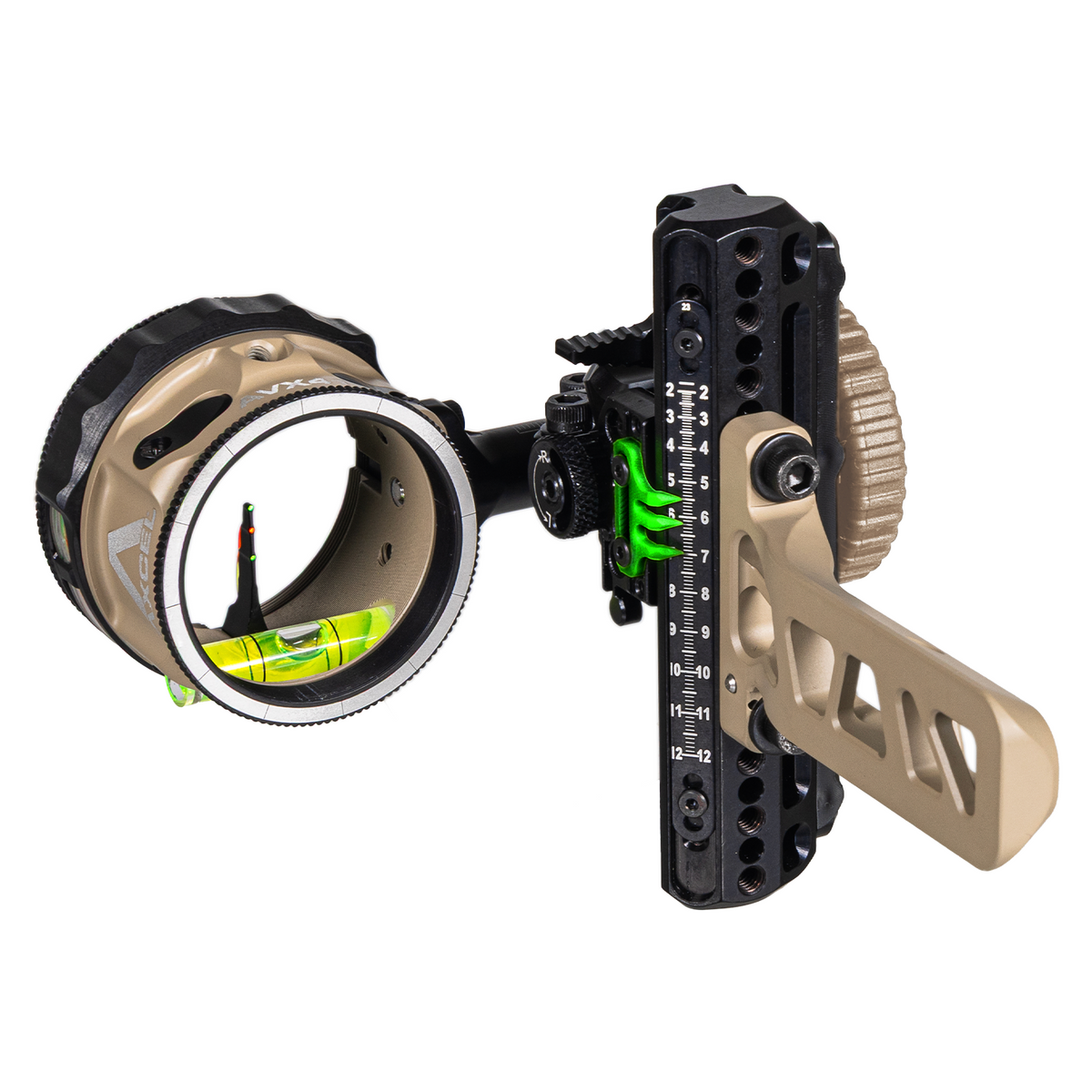 Axcel Driver CK AVX Triple Threat Pin Bridge-Lock bow sight, Terrain Cerakote, AVX-41 Plus scope, .019 inch pins
