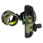 Axcel Driver CK AVX-31 Plus single pin bow sight, Evergreen Cerakote, .019 in yellow pin, Picatinny mount