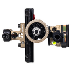 Axcel Driver CK Picatinny bow sight, Terrain Cerakote with AVX-31 Plus scope, rear view of drive wheel