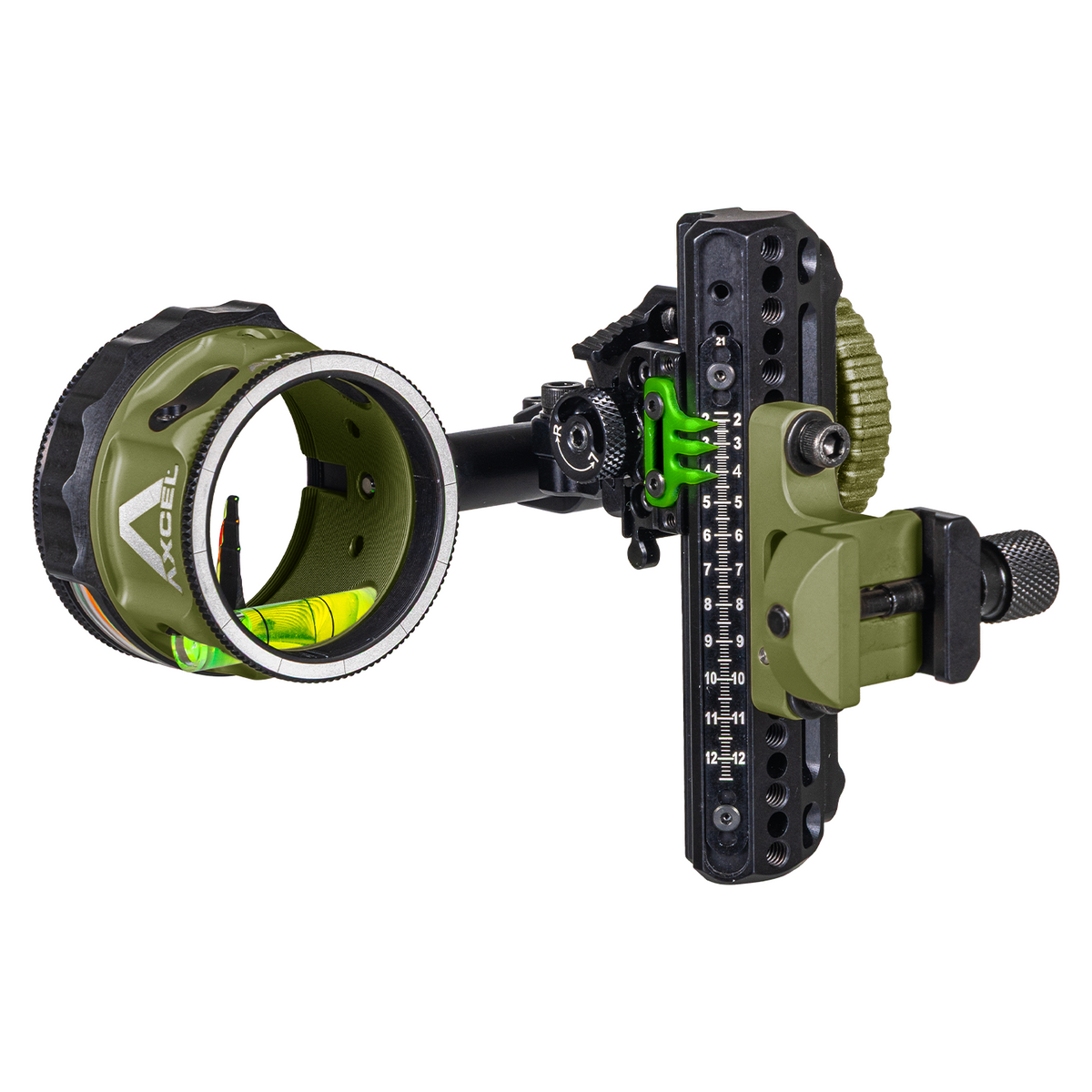 Axcel Driver CK AVX Triple Threat Pin Picatinny bow sight, Evergreen Cerakote with AVX-41 Plus scope