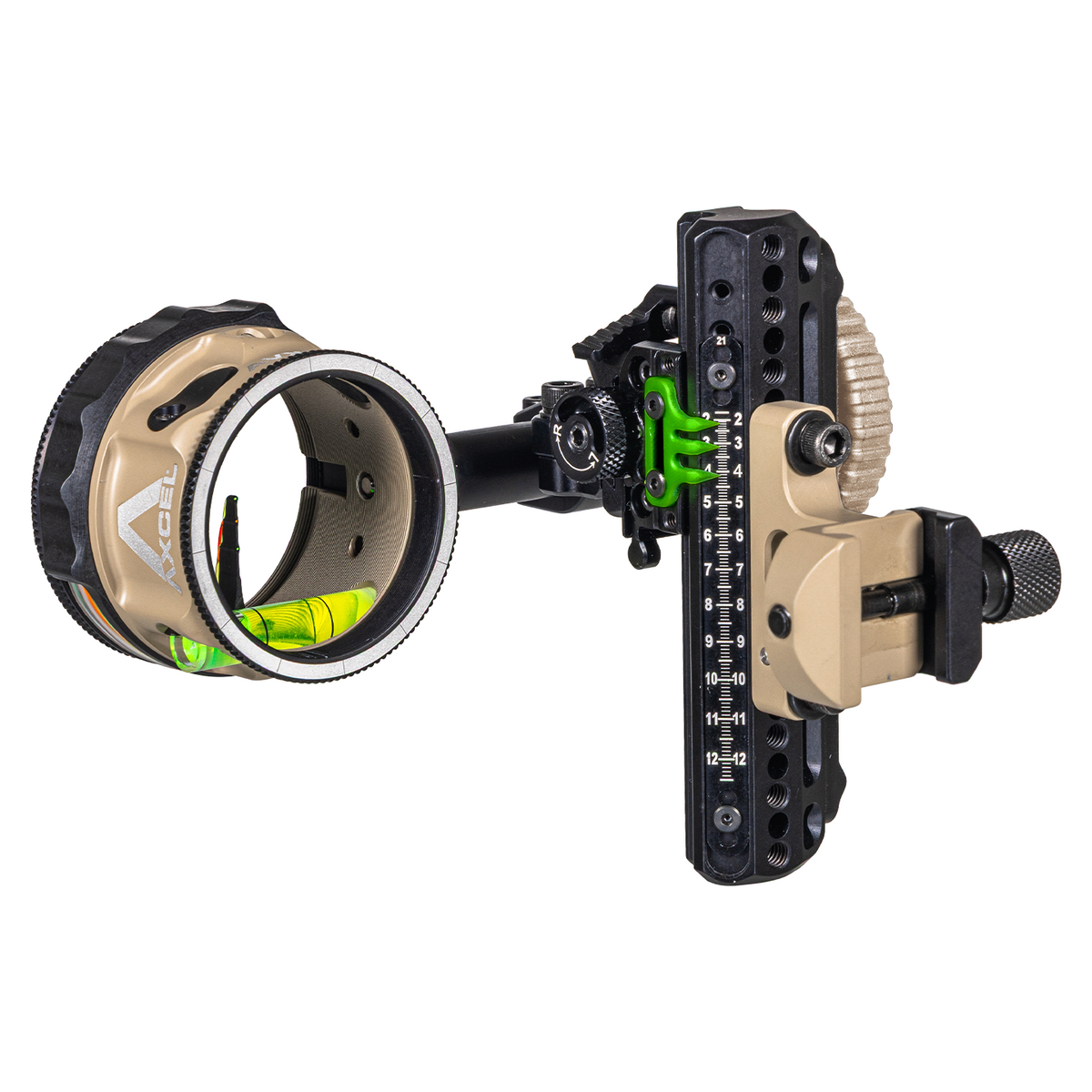 Axcel Driver CK AVX Triple Threat Pin Picatinny bow sight, Terrain Cerakote with AVX-41 Plus scope