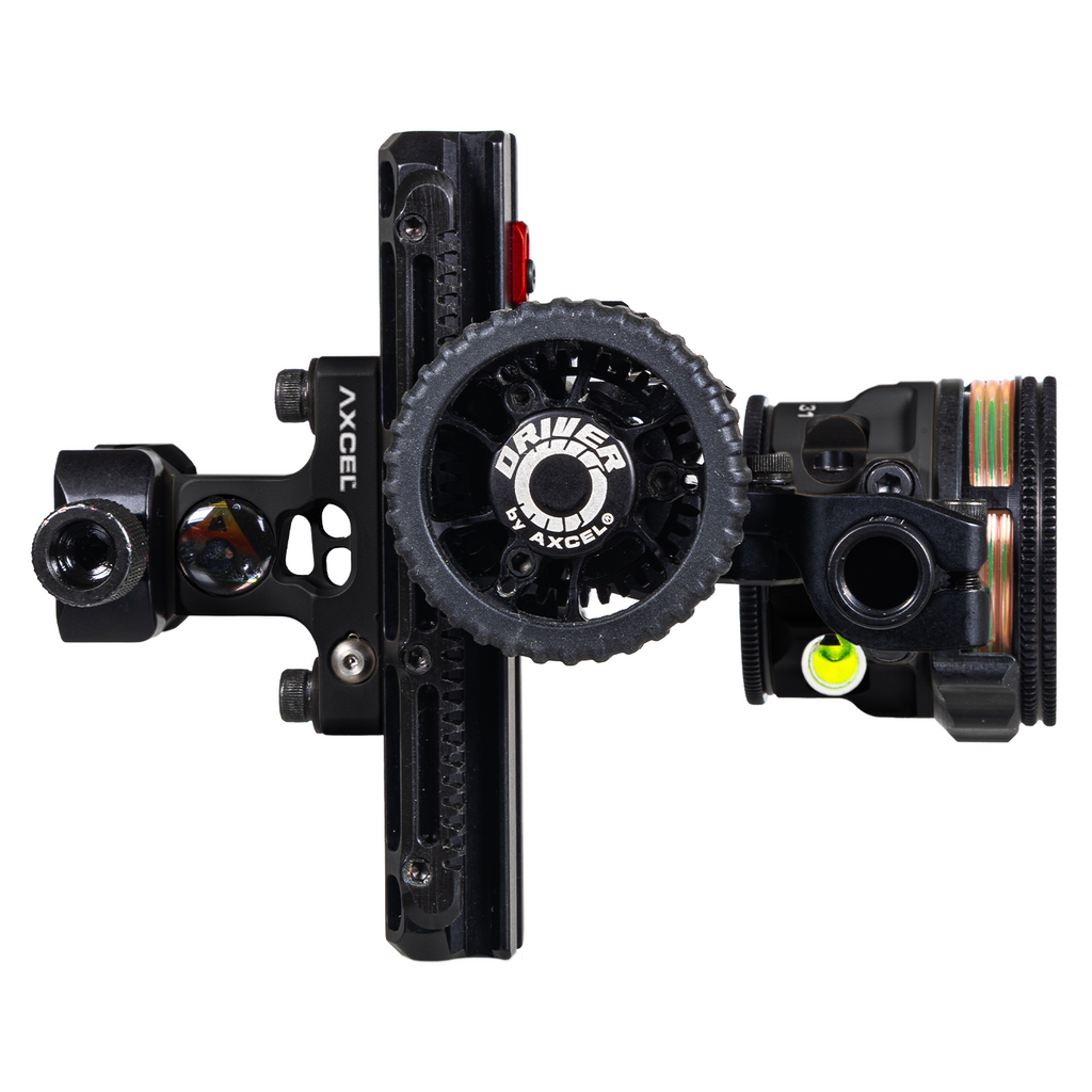 Axcel Driver CK Picatinny, Midnight Cerakote with AVX-31 Plus scope, profile view