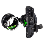 Axcel Driver AVX Triple Threat Pin Picatinny bow sight, Stealth Bowhunting Black, AVX-41 Plus scope with .019 in Green-Red-Green pin