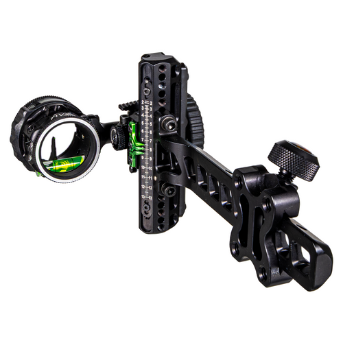 Axcel Driver AVX PLUS Single Pin Standard Pro, Stealth Bowhunting Black, AVX-31 Plus scope, .010 inch green pin