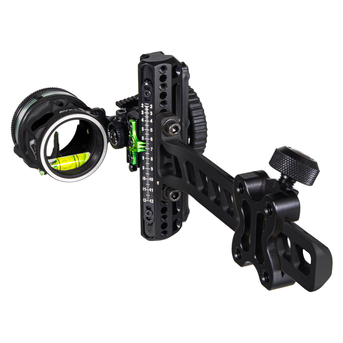 Axcel Driver CK - AVX Single Pin - Standard Pro, Midnight Cerakote with AVX-31 Plus scope, Green fibre pin