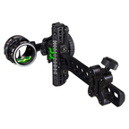 Axcel Driver AVX PLUS Ranger Pin Standard Pro bow sight, Stealth Bowhunting Black, AVX-31 Plus scope with .019 inch Green-Red pin