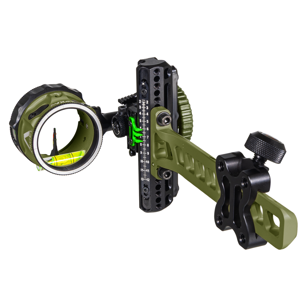 Axcel Driver CK AVX Triple Threat Pin Standard Pro bow sight, Evergreen Cerakote, AVX-41 Plus scope, .010" Green-Red-Green pin