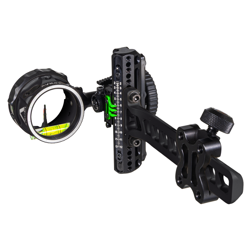 Axcel Driver CK AVX Triple Threat Pin Standard Pro bow sight, Midnight Cerakote, AVX-41 Plus scope, .010" Green-Red-Green pin