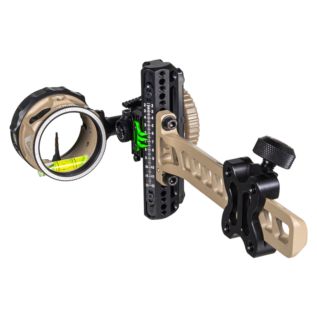 Axcel Driver CK AVX Triple Threat Pin Standard Pro bow sight, Terrain Cerakote, AVX-41 Plus scope, .010" Green-Red-Green pin