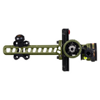 Axcel Driver CK Standard Pro dovetail mount bar top view, Evergreen Cerakote, AVX-31 Plus scope