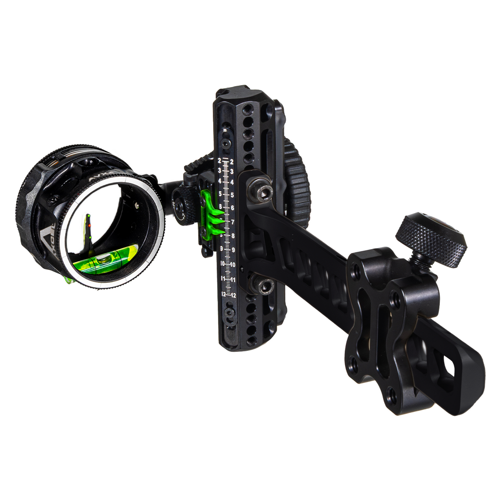 Axcel Driver AVX Triple Threat Pin Standard Pro, Stealth Bowhunting Black, .019" Green-Red-Green pin with AVX-41 Plus scope