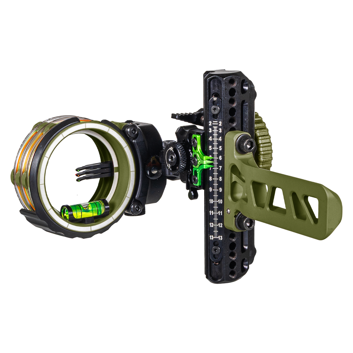 Axcel Driver CK AccuStat II 3-Pin scope, Evergreen Cerakote, .010 pins