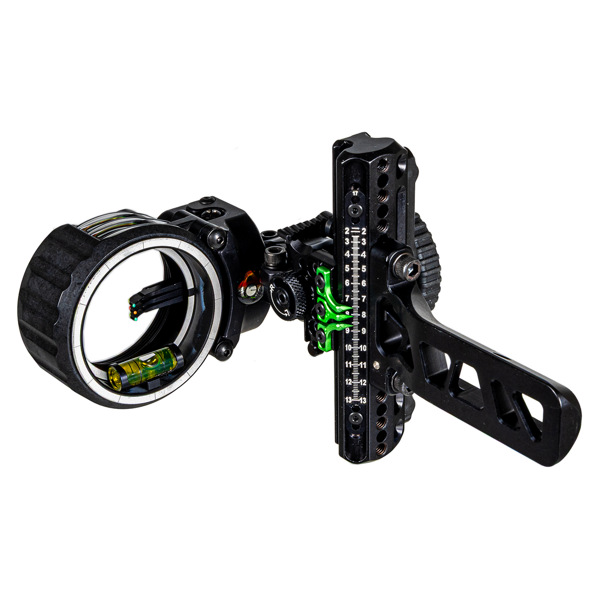 Axcel Driver Bridge-Lock, Stealth Bowhunting Black, AccuStat II 3-Pin .019 in. fibre
