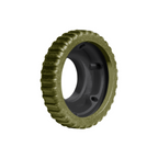 Axcel Driver Sight Dually Wheel & Tread (Rubber Grip), Evergreen