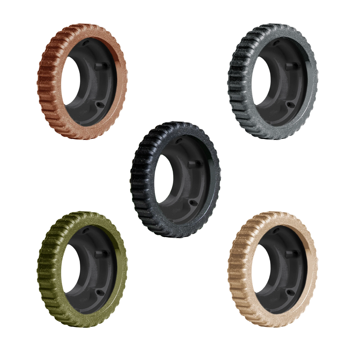 Axcel Driver Sight Dually Wheel & Tread (Rubber Grip), colour range