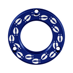 Axcel Driver Sight Hubcap, Deer Tracks engraving, Blue
