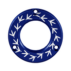 Axcel Driver Sight Hubcap, Turkey Tracks engraving, Blue