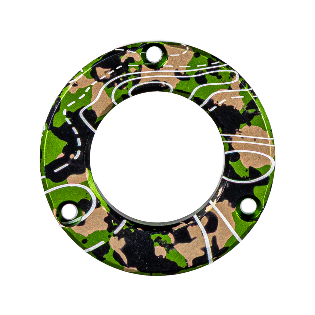 Axcel Driver Sight Hubcap, Topographical Map engraving, Camo