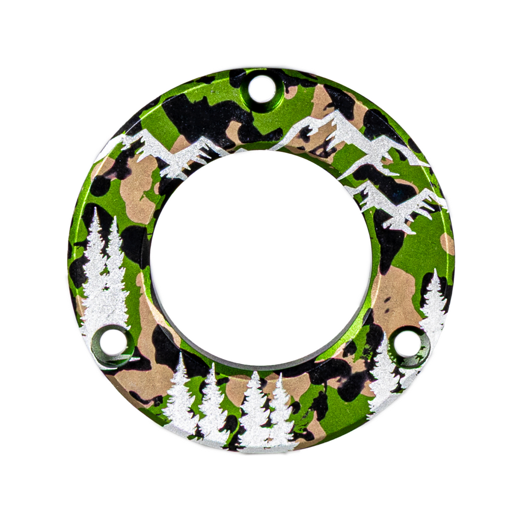 Axcel Driver Sight Hubcap, Mountains engraving, Camo
