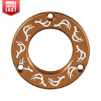 Axcel Driver Sight Hubcap, Deer Antlers engraving, Coyote Tan