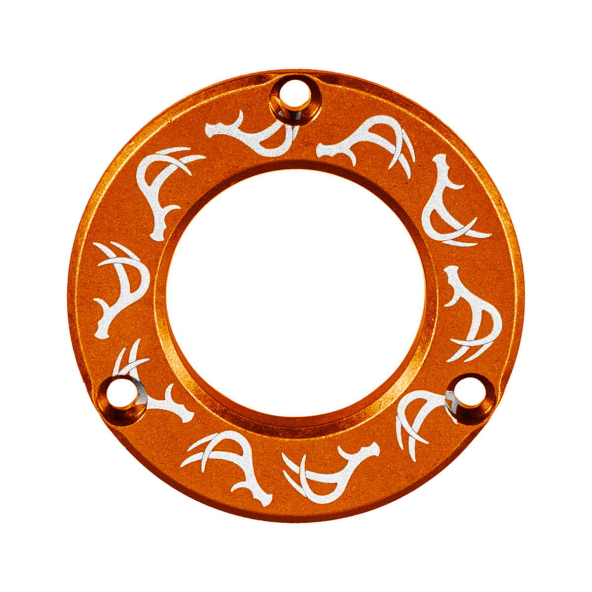 Axcel Driver Sight Hubcap, Deer Antlers engraving, Orange