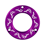 Axcel Driver Sight Hubcap, Deer Antlers engraving, Purple