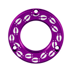 Axcel Driver Sight Hubcap, Deer Tracks engraving, Purple