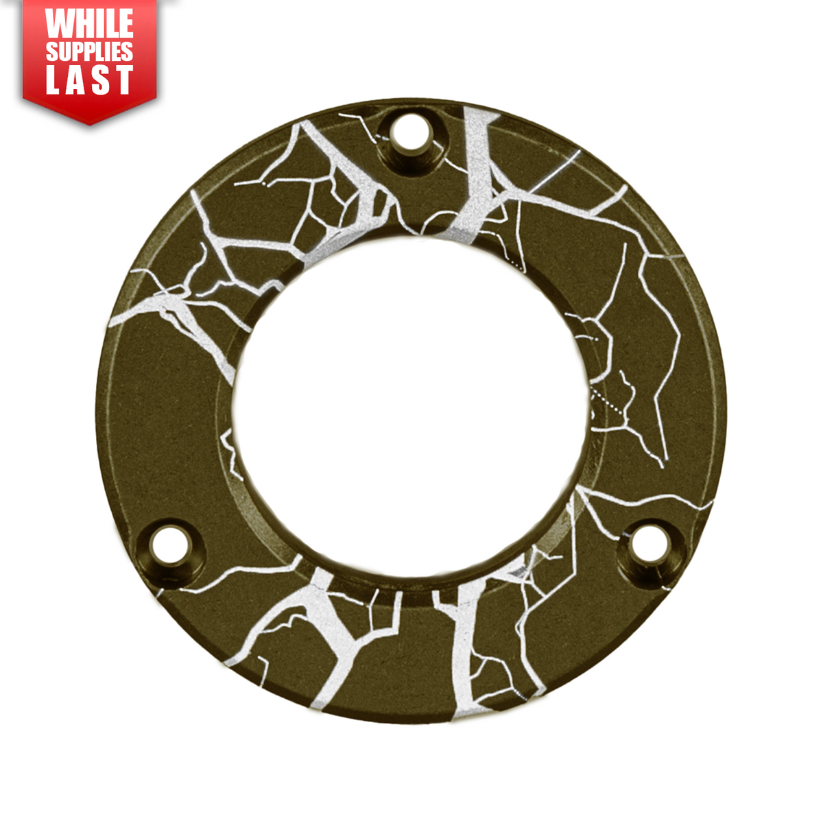 Axcel Driver Sight Hubcap, Fractured Texture engraving, Tactical Bowhunting Green