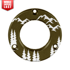 Axcel Driver Sight Hubcap, Mountains engraving, Tactical Bowhunting Green