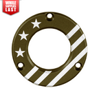 Axcel Driver Sight Hubcap, Made in USA/Patriotic engraving, Tactical Bowhunting Green