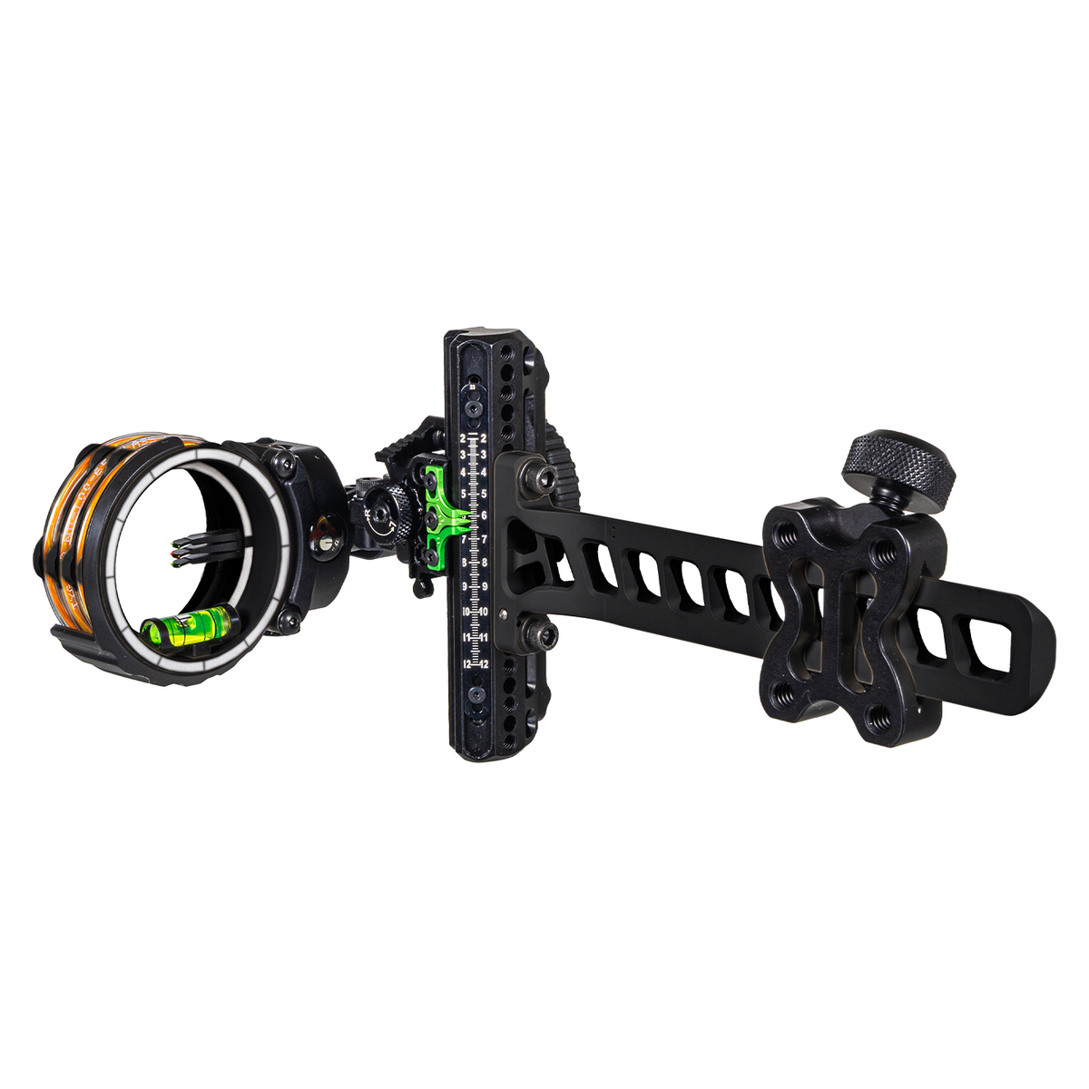 Axcel Driver CK Standard Pro bow sight, Midnight Cerakote, AccuStat II 3-Pin scope, .010" pins