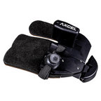 Axcel Contour finger tab, black, left-handed, size X-Large