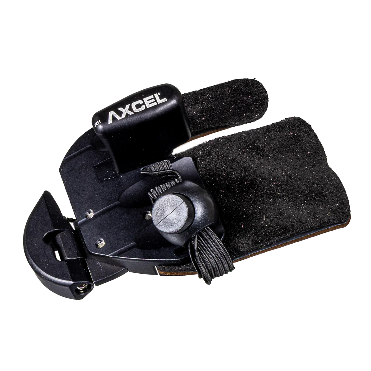 Axcel Contour finger tab, black, right-handed, size Large