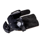 Axcel Contour finger tab, black, right-handed, size Small