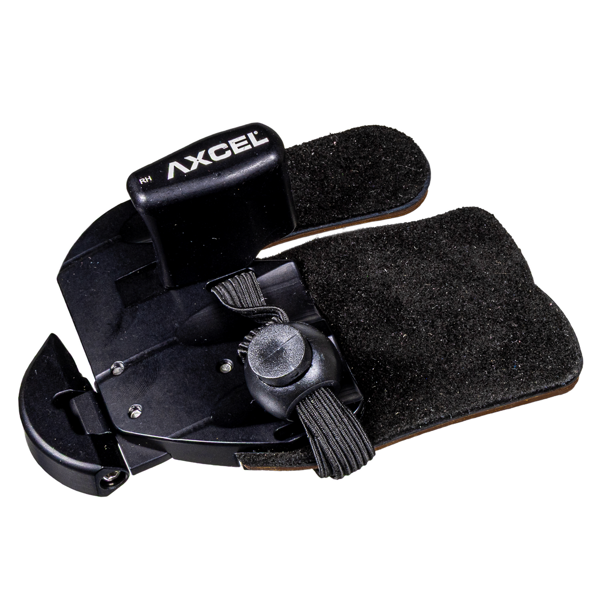 Axcel Contour finger tab, black, right-handed, size X-Large