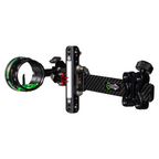 Axcel LANDSLYDE Carbon Pro bow sight, Black, AVX-41 Plus 1-Pin, .010" green fibre
