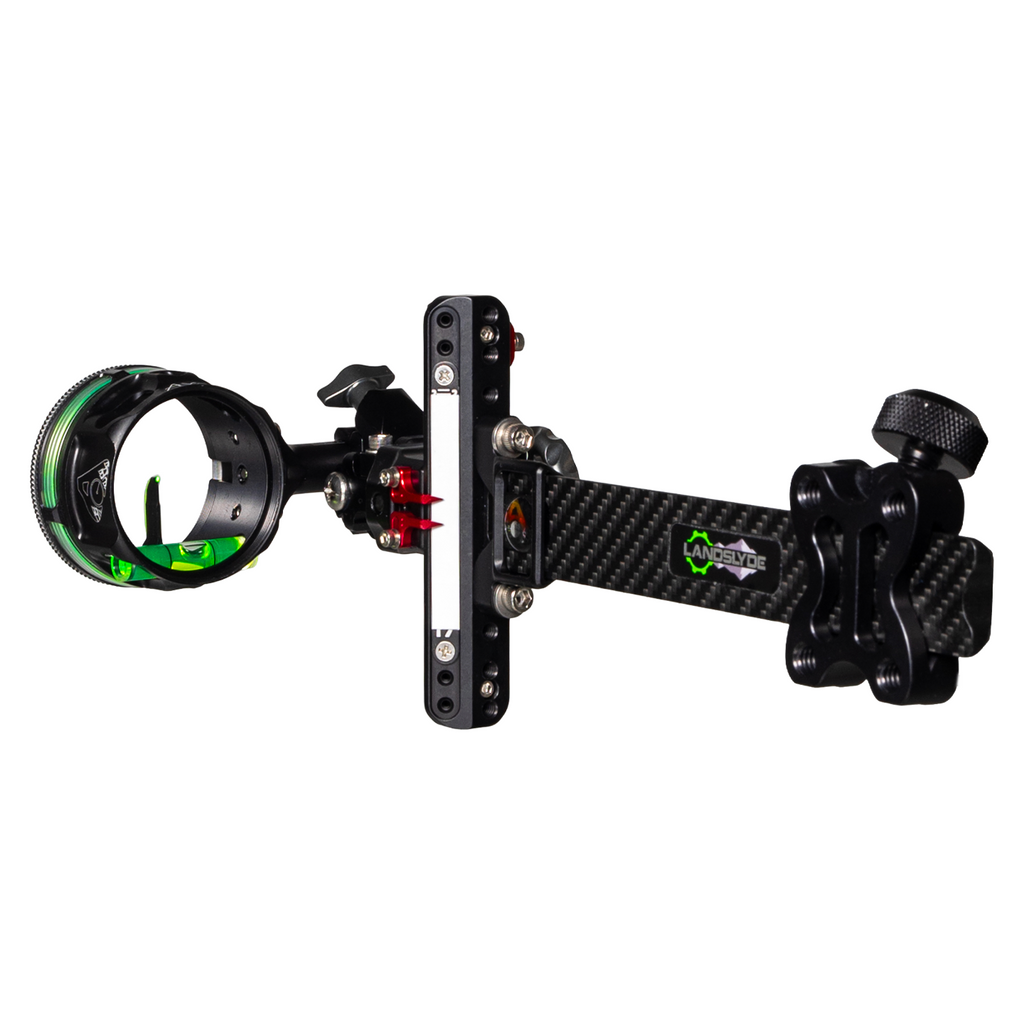 Axcel LANDSLYDE Carbon Pro bow sight, Black, AVX-41 Plus 1-Pin, .029" green fibre