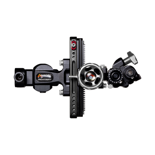 Axcel LANDSLYDE slider sight and bar, Picatinny mount, Black