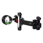 Axcel LANDSLYDE Carbon Pro bow sight, Black, AVX-41 Plus 1-Pin, .010" blue fibre