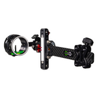 Axcel LANDSLYDE Carbon Pro bow sight, Black, AVX-41 Plus 1-Pin, .019" blue fibre