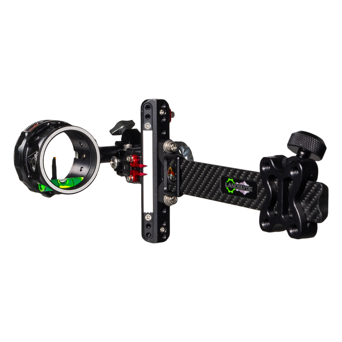 Axcel LANDSLYDE Carbon Pro bow sight, Black, AVX-41 Plus 1-Pin, .029" red fibre