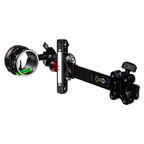 Axcel LANDSLYDE Carbon Pro bow sight, Black, AVX-41 Plus Ranger-Pin, .010" green-red fibre