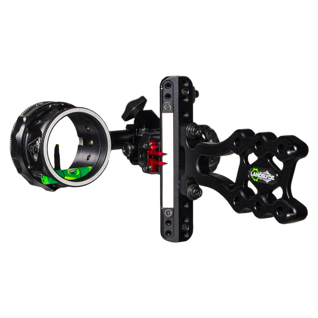 Axcel LANDSLYDE Non-Dampened, Stealth Bowhunting Black, AVX-41 Plus 1-Pin .010 in Yellow